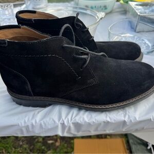 Men's Black Florsheim Suede Shoes